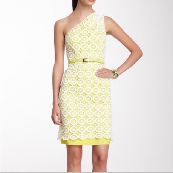 Vince Camuto Cream One Shoulder Sundress - Picture 1 of 4